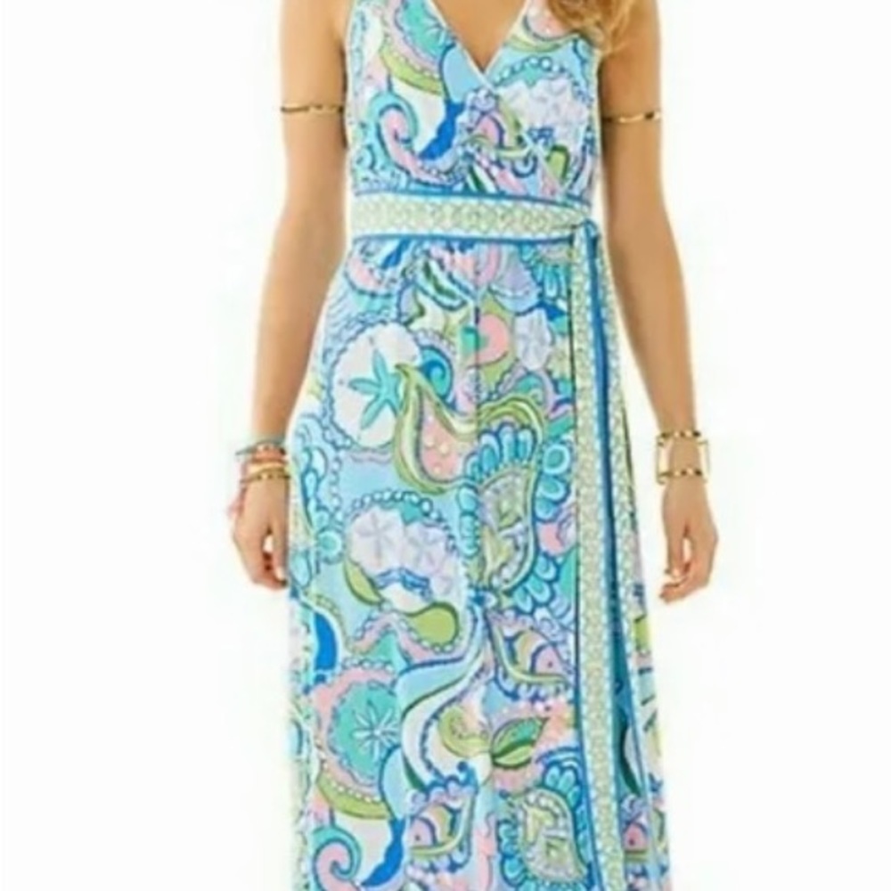 Lilly Pulitzer Bellina  Máxi Dress, worn only once